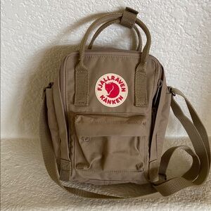 Fjallraven Mini Brown Backpack Vinylon F Material